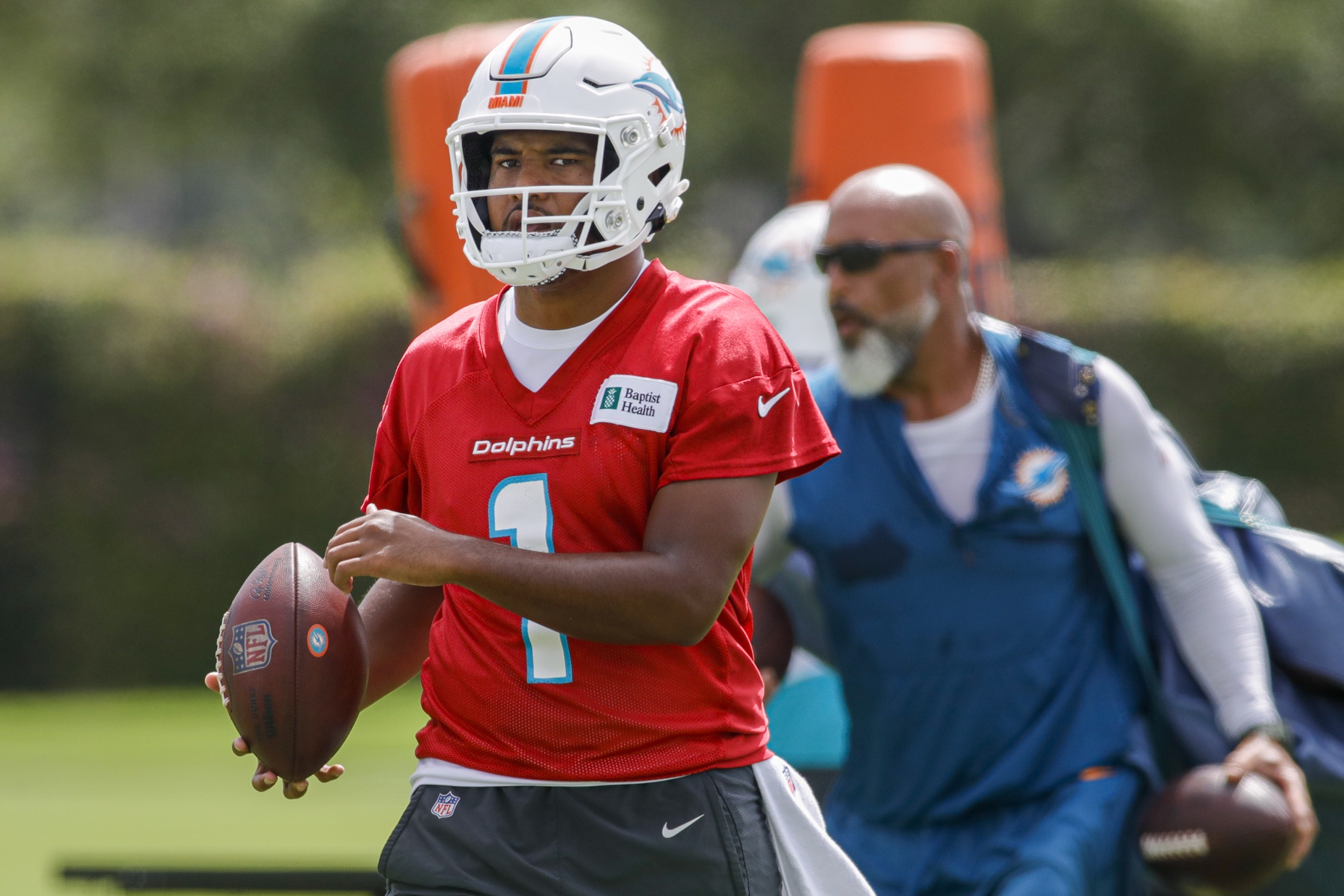 Miami Dolphins minicamp: Tua Tagovailoa wins the practice -- and