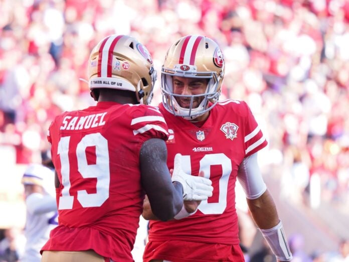 Garoppolo leads 49ers past division champ Jaguars