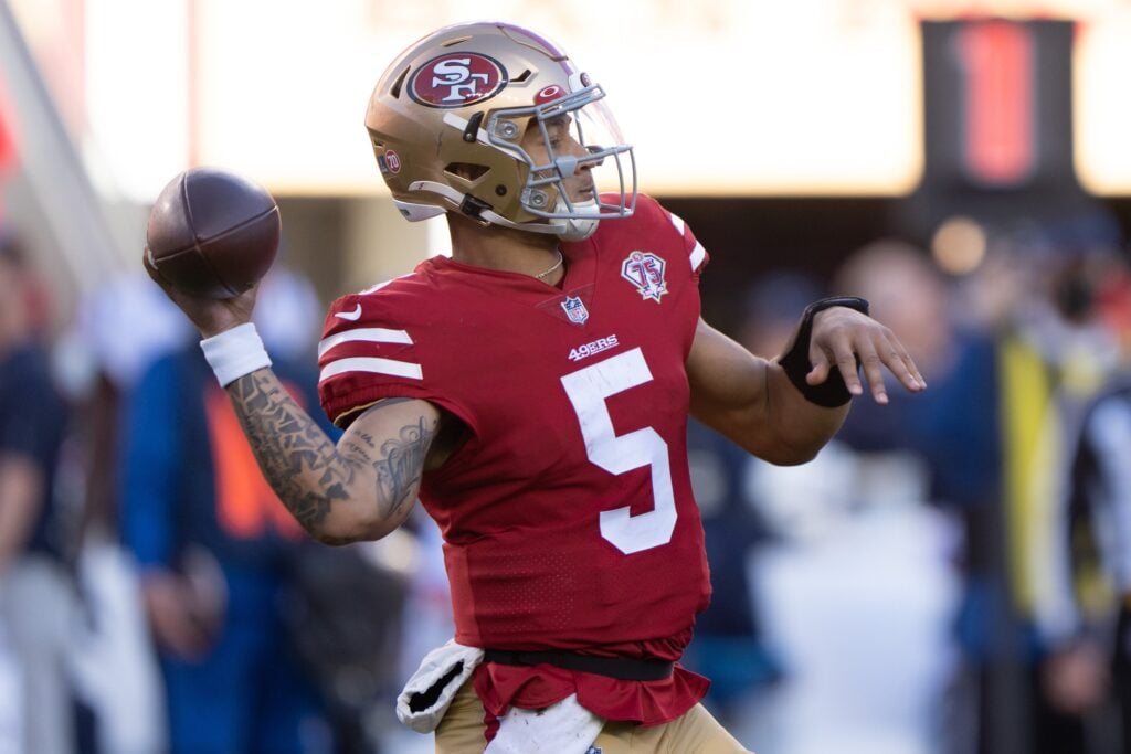 Looking ahead: Will the Detroit Lions see San Francisco 49ers rookie QB  Trey Lance in Week 1? 