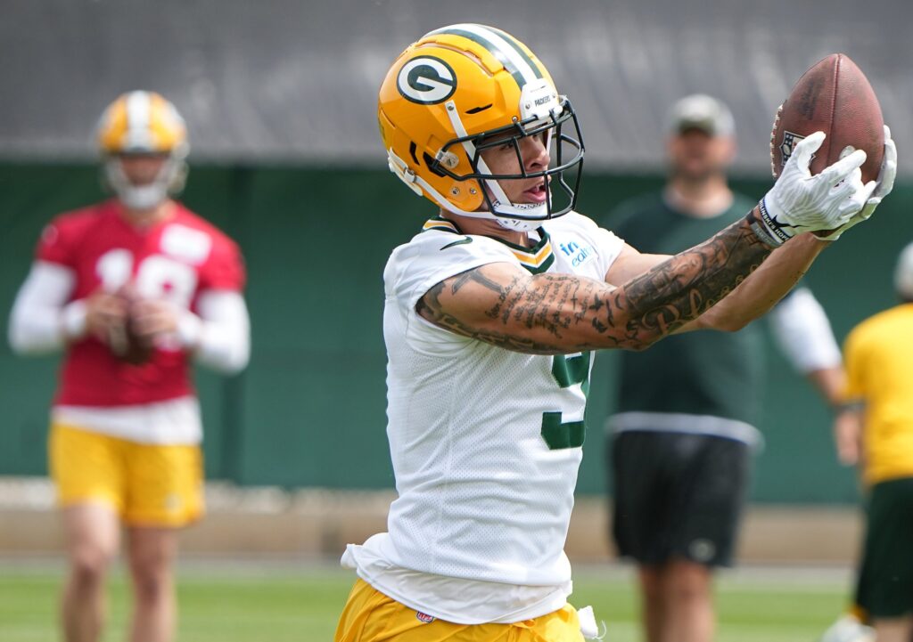 Christian Watson credits Aaron Rodgers for his professional, personal  development