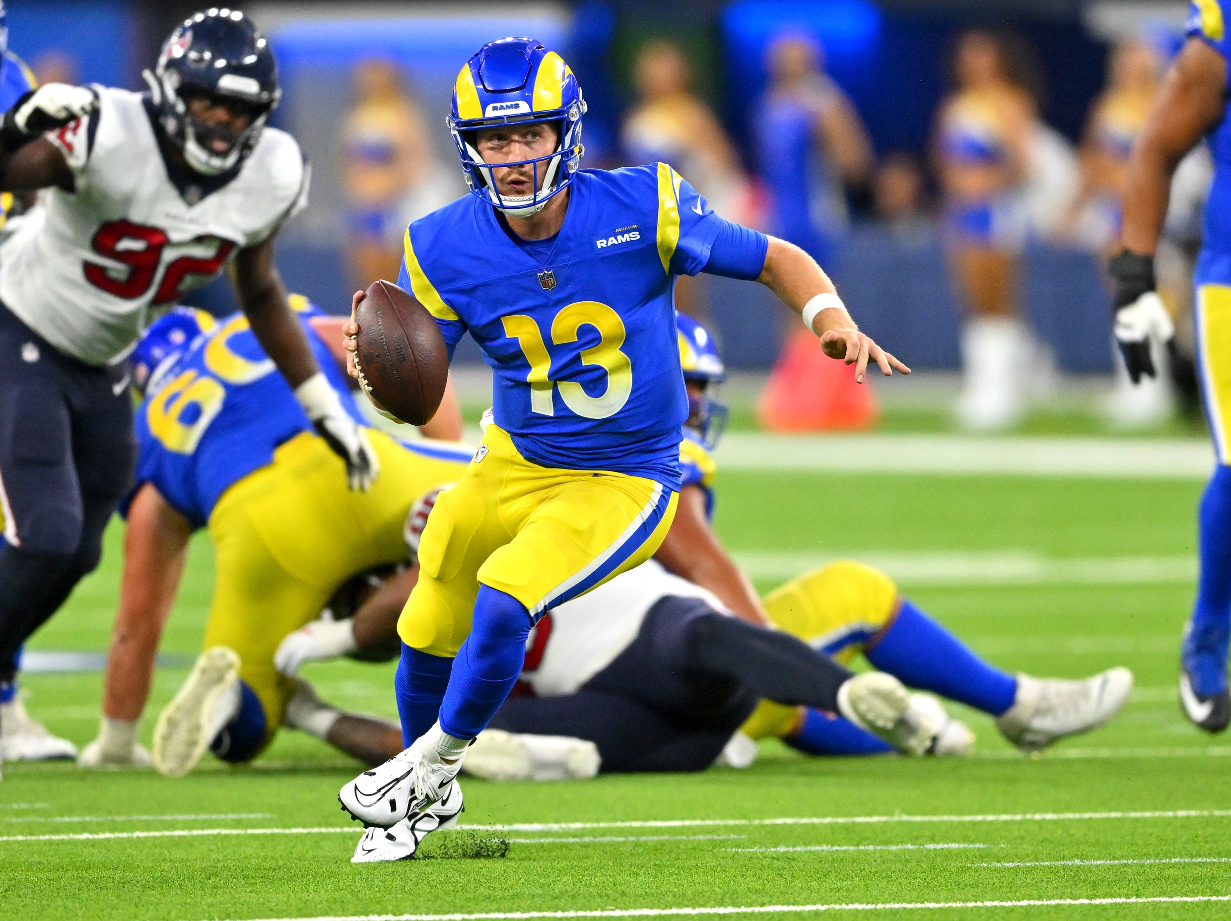 Rams QB depth chart: John Wolford is LA's will start after Matthew Stafford  is ruled out with injury