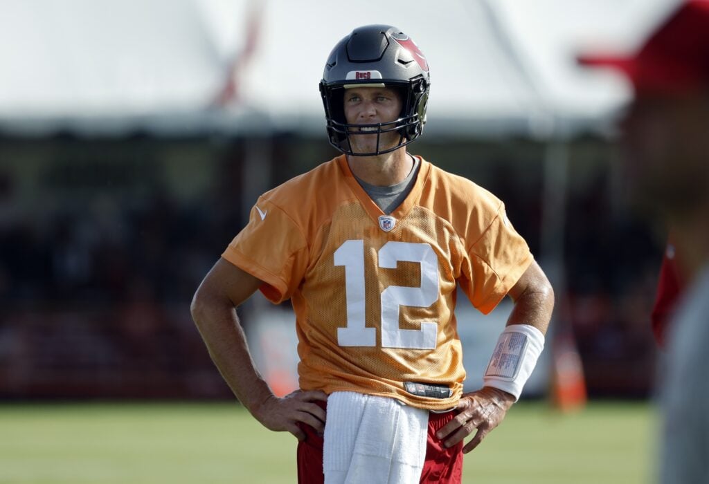 Un-retired' Tom Brady attends Bucs mini camp