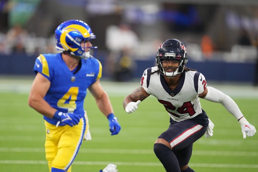 Houston Texans Rookie DB Derek Stingley Jr. comes up with a big  interception at Jacksonville.