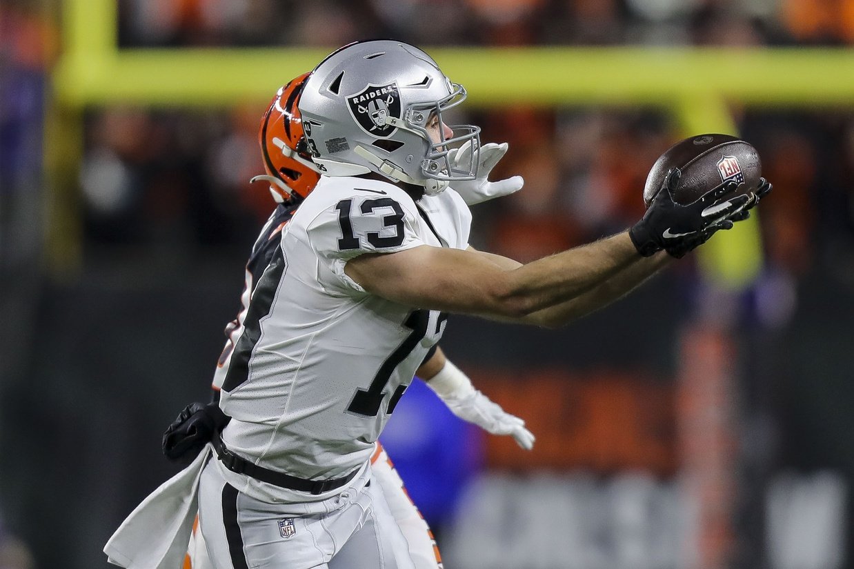 Hunter Renfrow's lack of targets gets honest take from Raiders OC