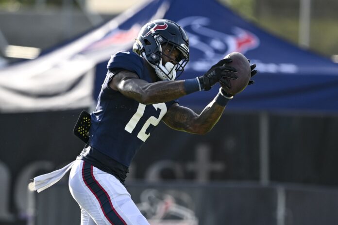 Houston Texans wide receiver Nico Collins during the first half of