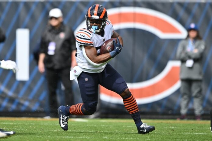 Khalil Herbert Fantasy Football Ranking Week 4: Start or Sit Bears Running  Back on Sunday?