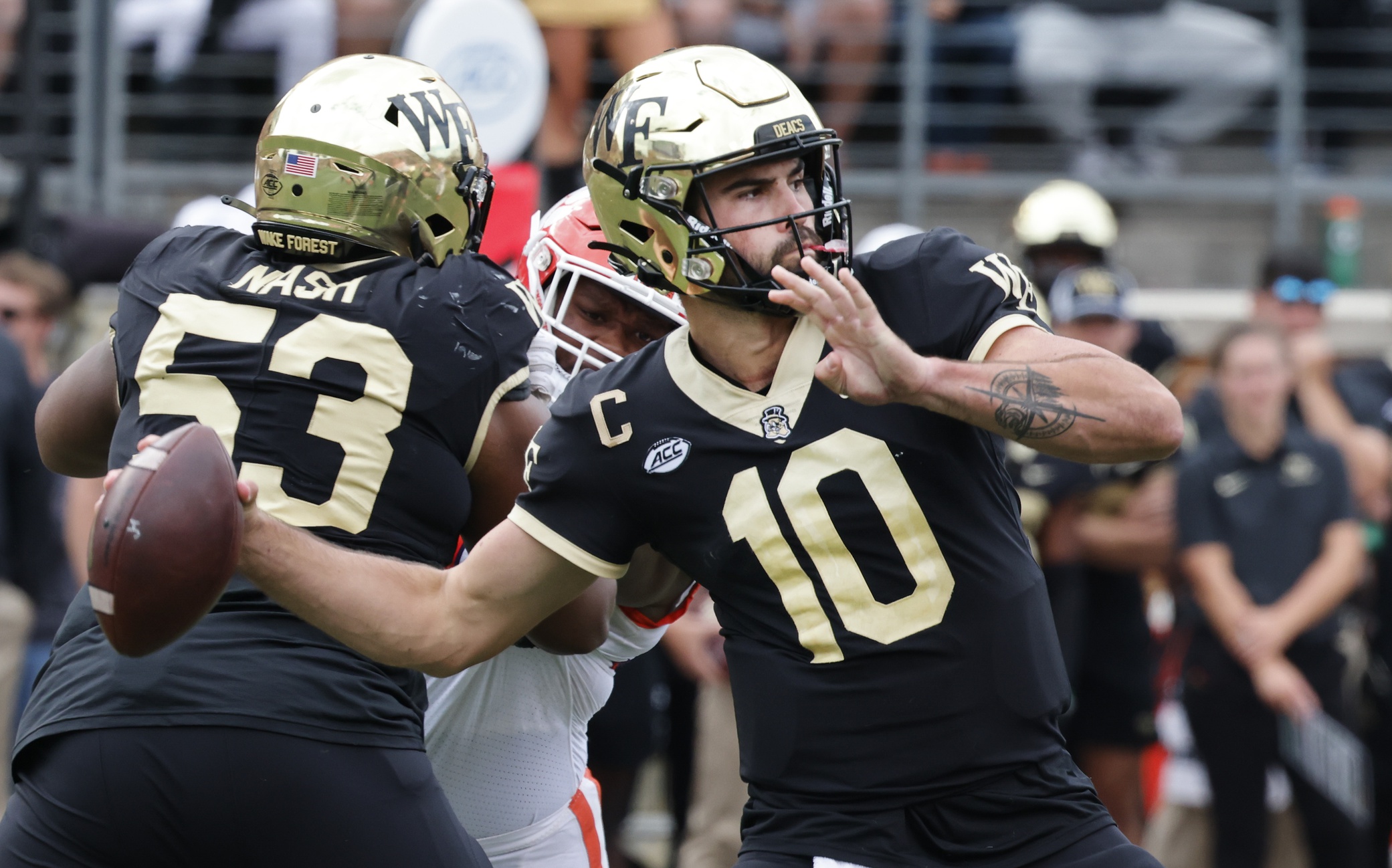 Photos of former Shepherd University stars in 2023 NFL preseason