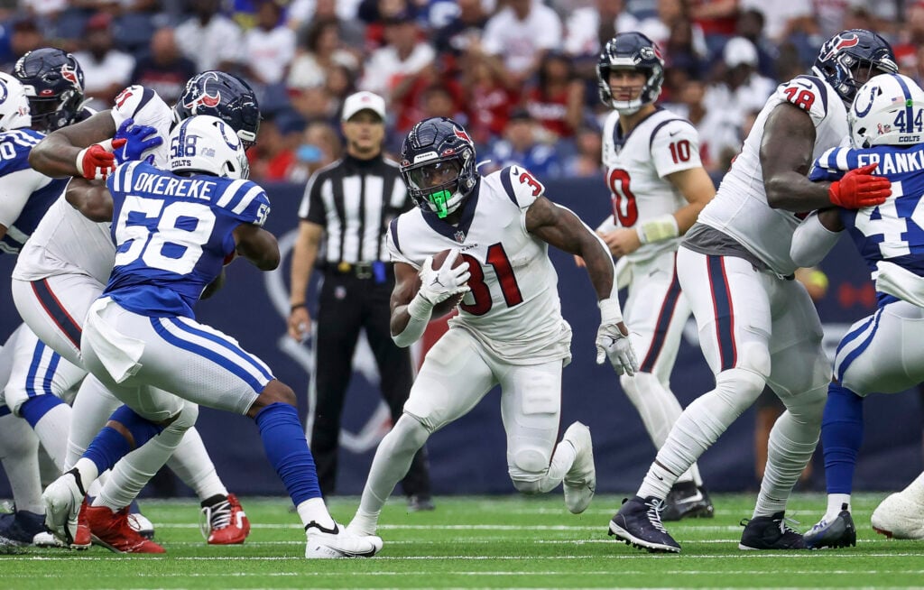 Texans' Dameon Pierce on run-centric matchup against Bears: 'We've