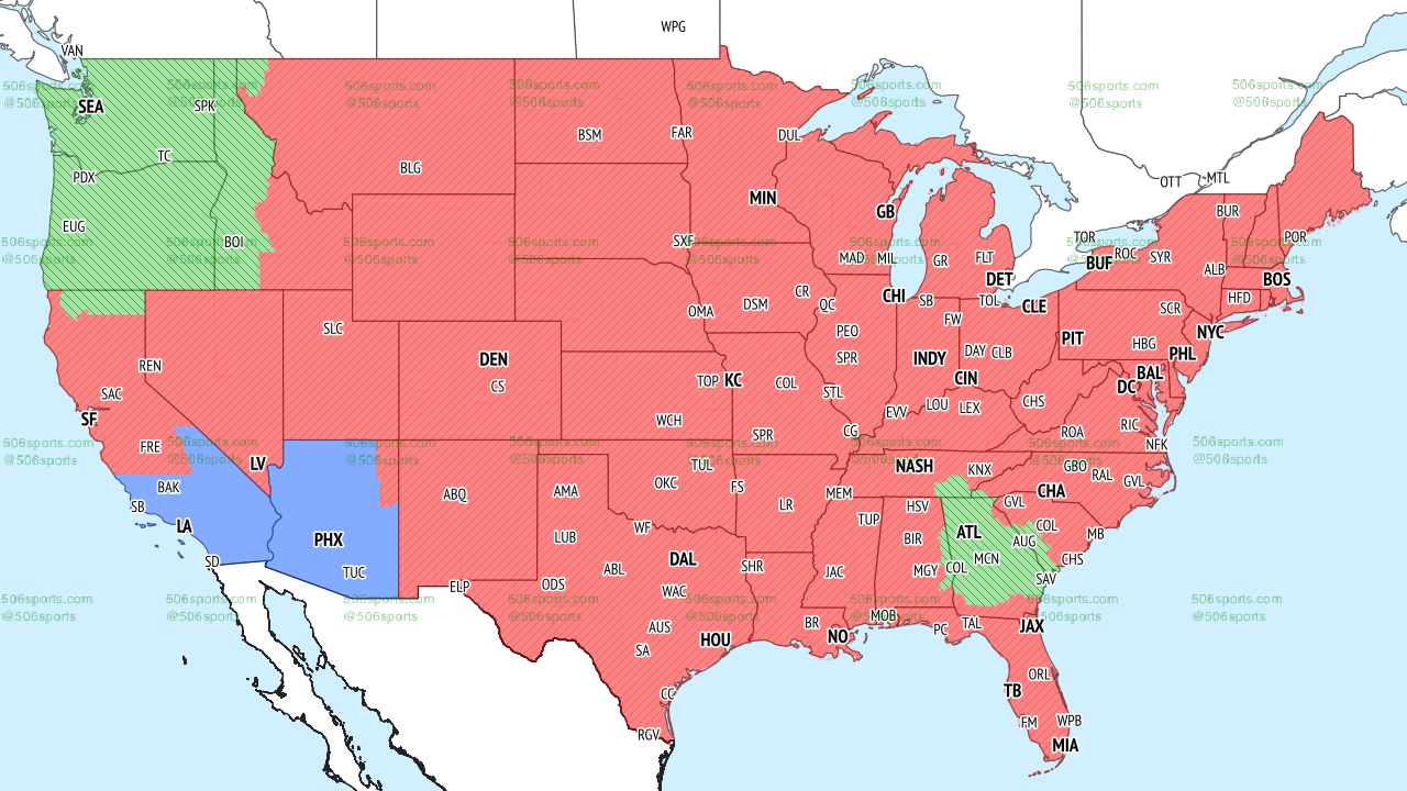 FOX late NFL coverage map for NFL Week 3, 2022