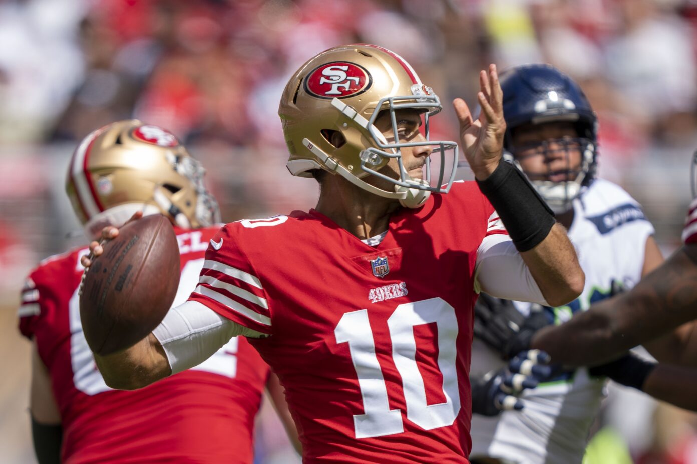 Week 3 waiver wire pickups Jimmy Garoppolo, Raheem Mostert, and