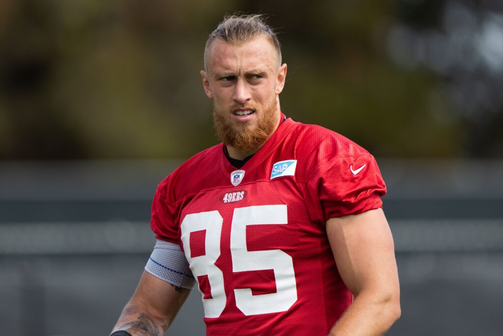 George Kittle injury news: 49ers to place TE on injured reserve due to calf  injury - DraftKings Network