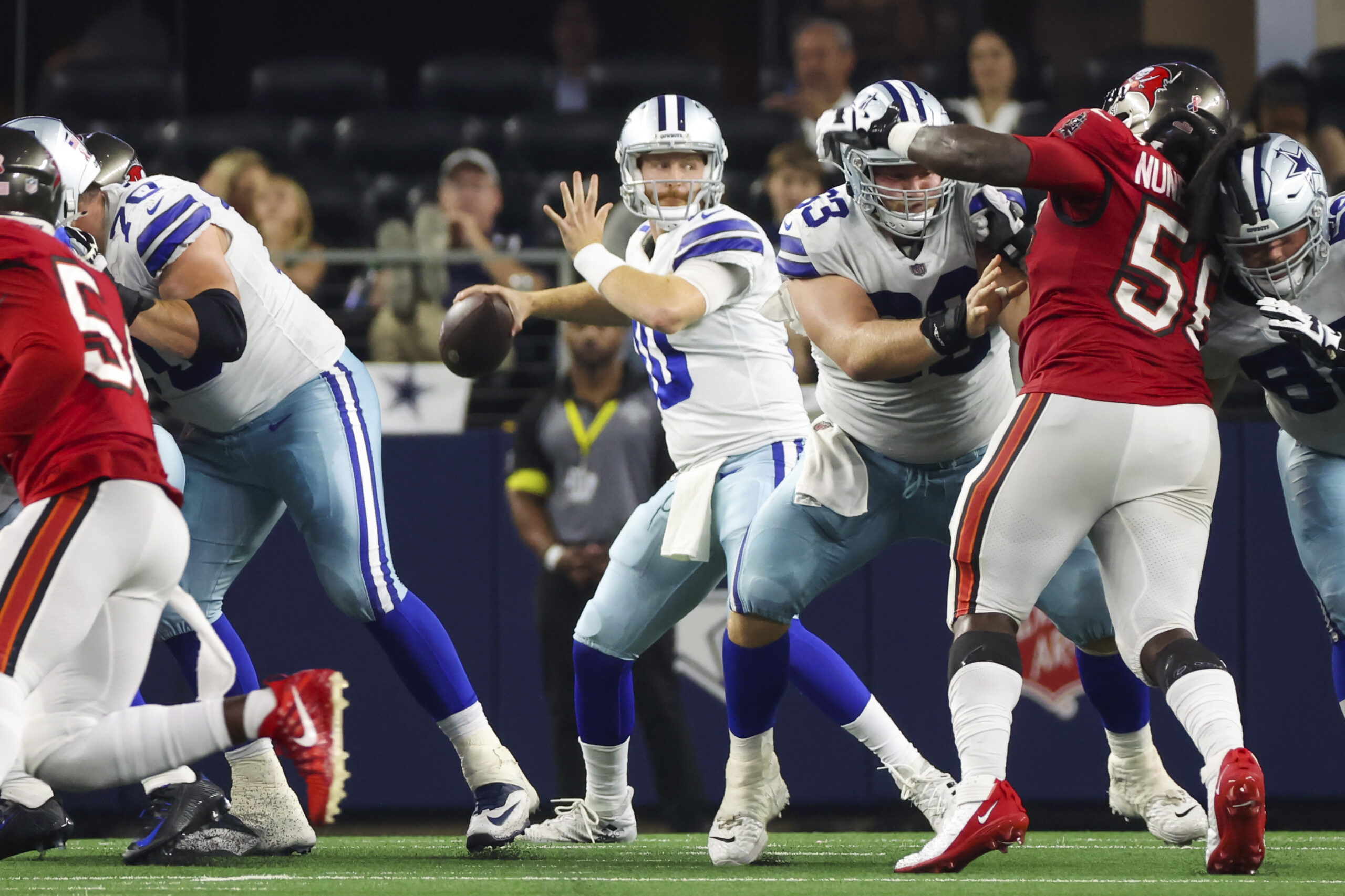 ARLINGTON, TX - SEPTEMBER 11: Dallas Cowboys Quarterback Dak