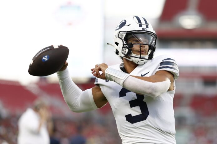 BYU QB Jaren Hall defines what a leader is in win over Baylor