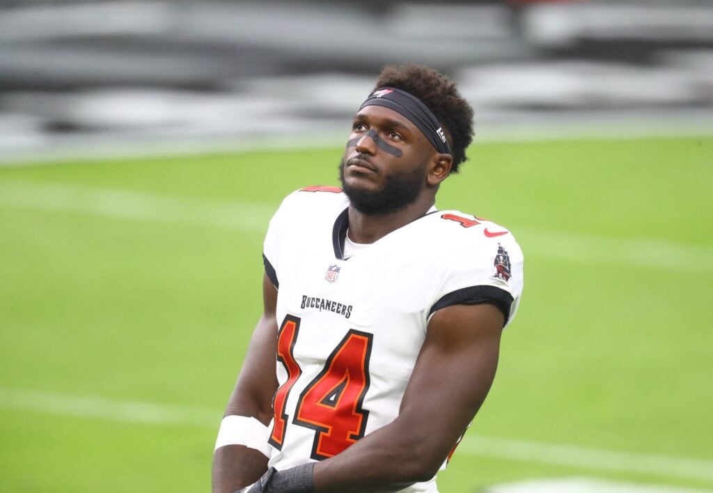 Injured WR Godwin back on practice field for Buccaneers