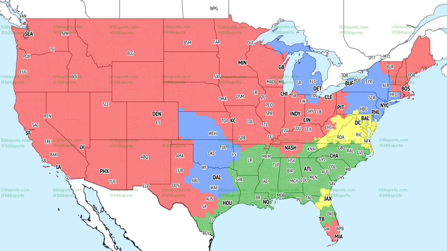 Nfl Coverage Map Week 1 2024 Live Amye Madlen