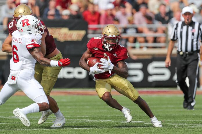 Boston College WR Zay Flowers Visiting Raiders 