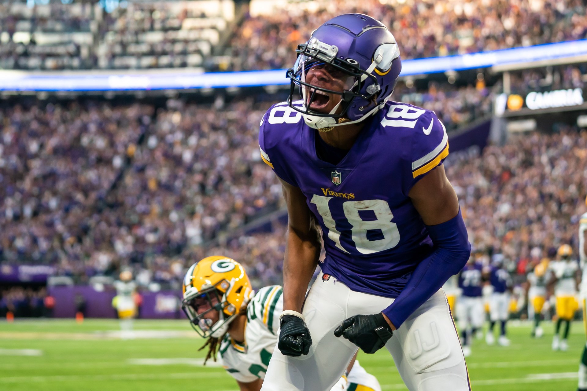 WATCH Justin Jefferson gets Vikings on the board early vs. Panthers