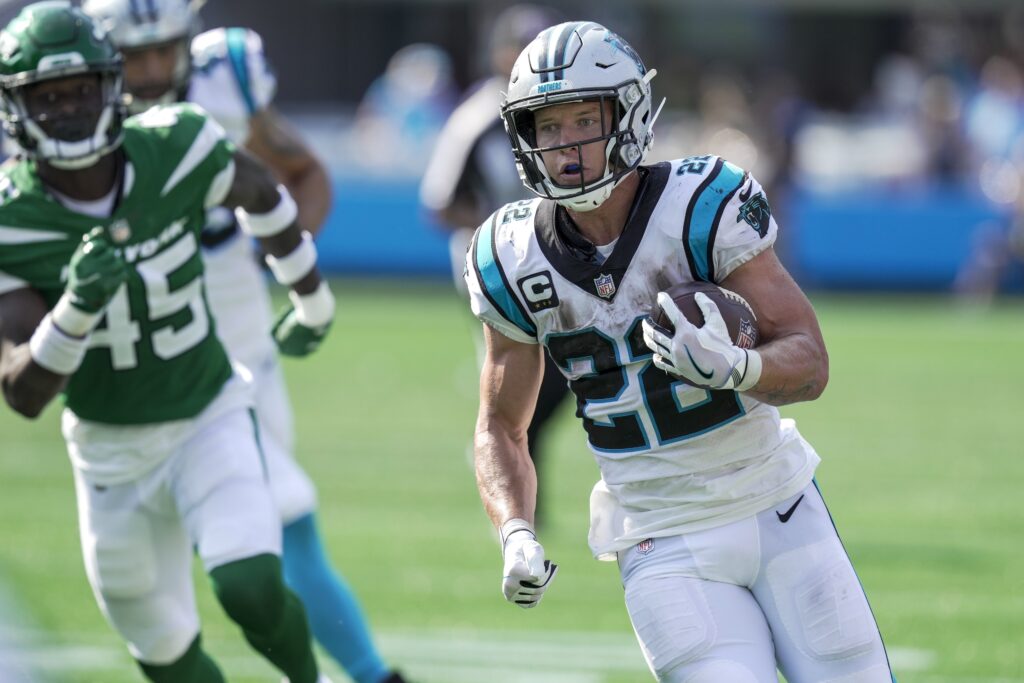 Christian McCaffrey Fantasy Stats: Fantasy Four Factors 2023 - The Data  Jocks