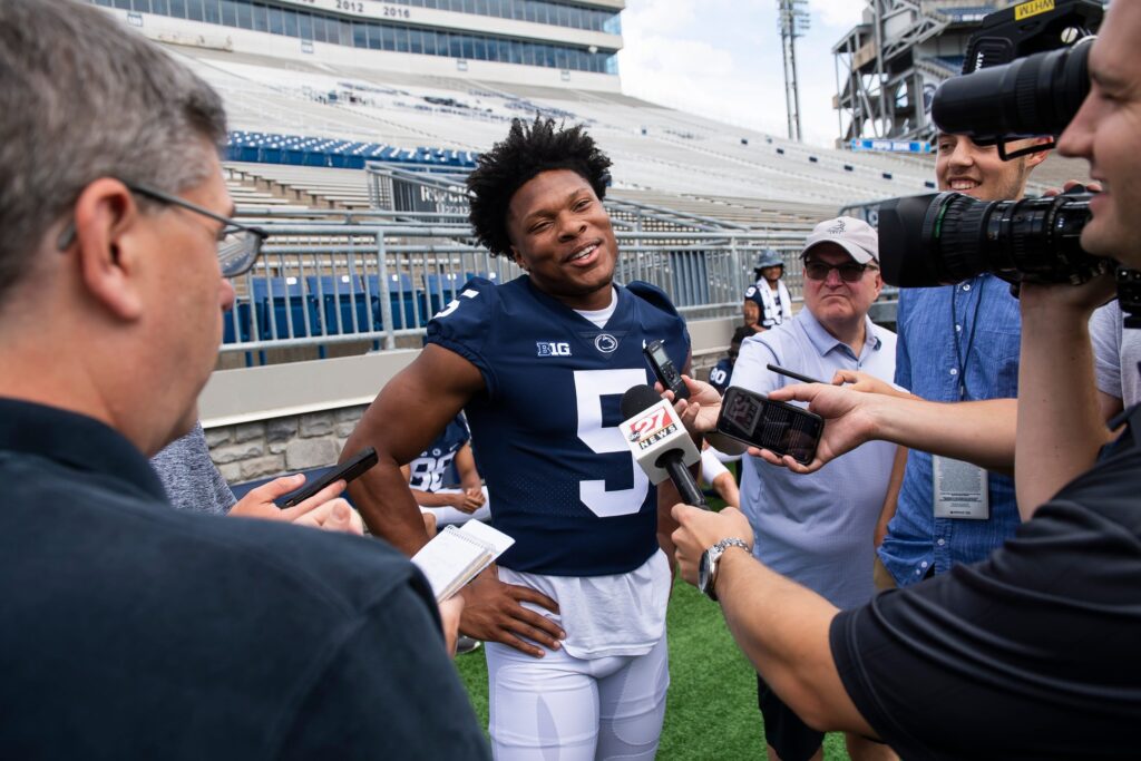 Buccaneers NFL Draft Target: Penn State Wide Receiver Mitchell Tinsley -  Bucs Nation