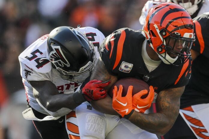 NFL Week 8 Underdog Pick'ems for Monday Night Football Include Joe Mixon,  Tee Higgins, and