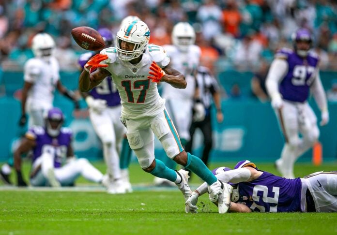 Dolphins receiver Jaylen Waddle ruled out of Sunday's game vs