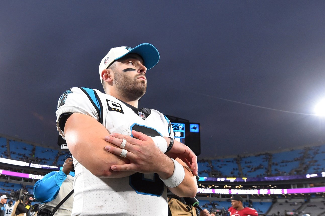 Panthers' Mayfield addressing batted balls, dropped snaps