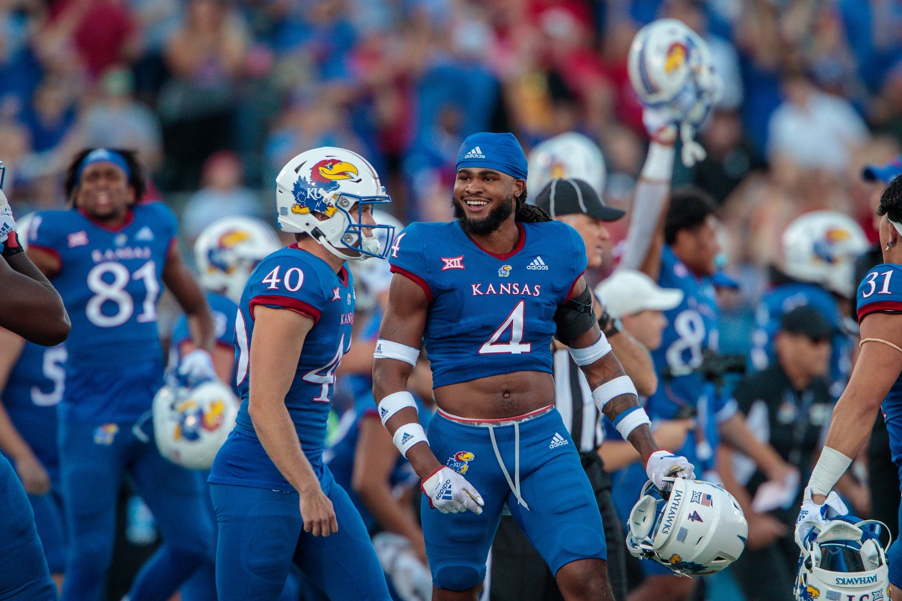 KU football reveals new black jerseys for week two