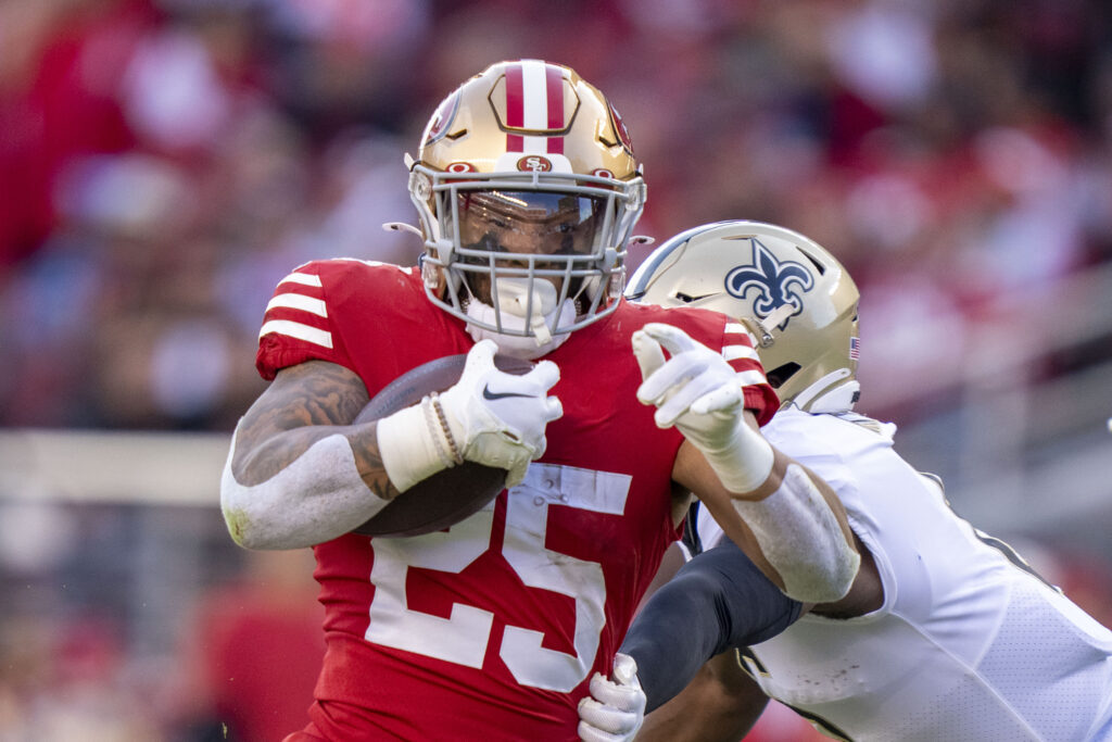 49ers RB depth chart: Jeff Wilson Jr., Jordan Mason leading San Francisco  backfield with Elijah Mitchell, Tyrion Davis-Price out