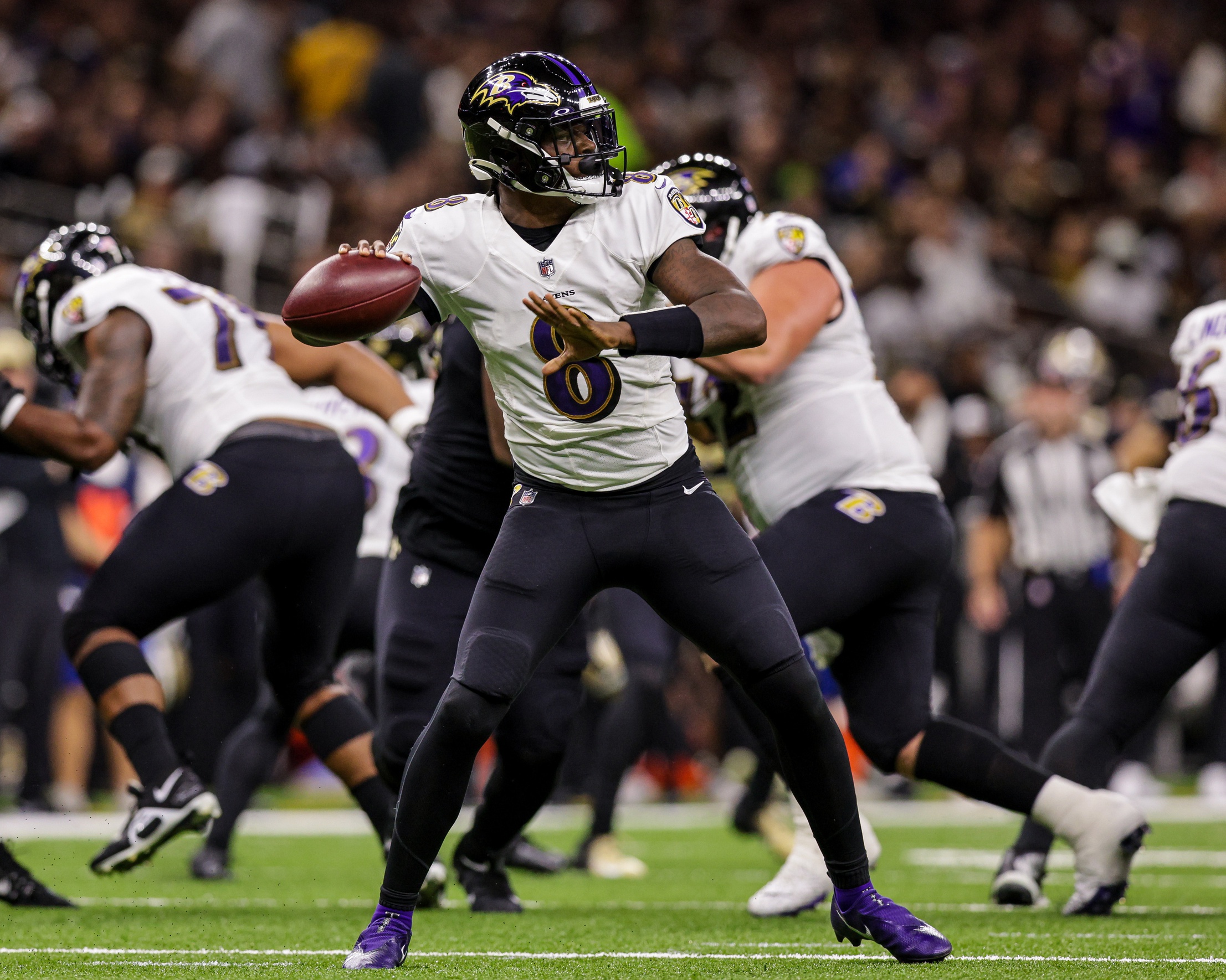 Ravens QB Lamar Jackson (illness) active vs. Panthers