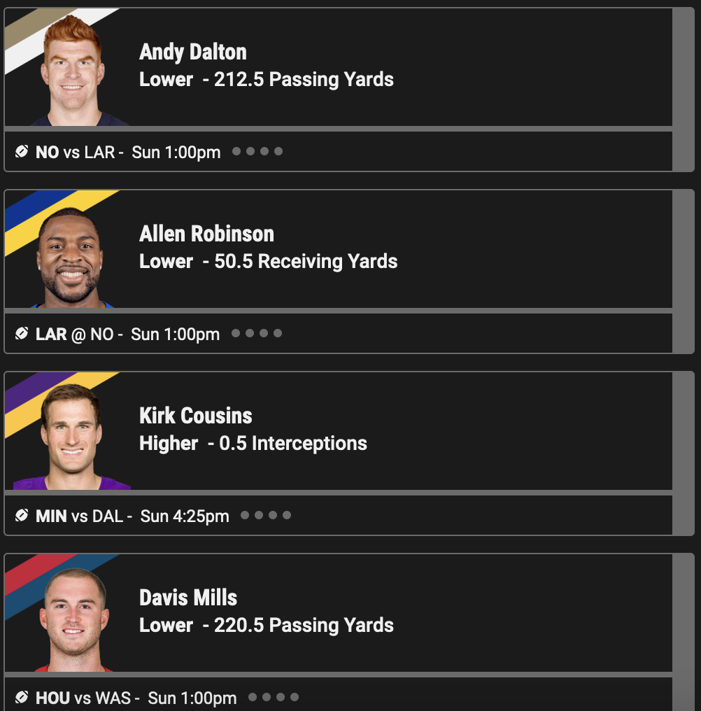 best week 11 draftkings lineup