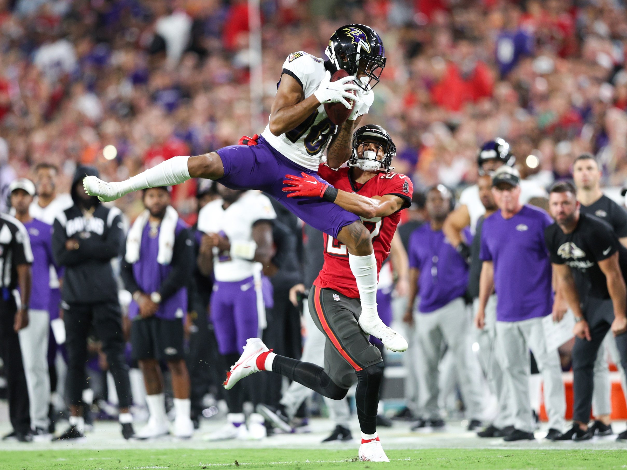 Ravens Share Early Impressions of WR Demarcus Robinson