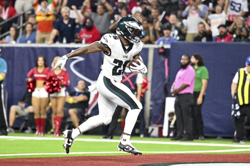Fantasy Football Trade Analyzer Week 9 Miles Sanders, DeVonta Smith