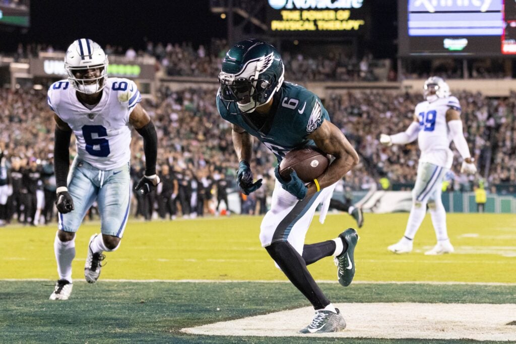 Finding 2022's Fantasy Football Breakout Wide Receiver: DeVonta Smith, Philadelphia  Eagles, Fantasy Football News, Rankings and Projections