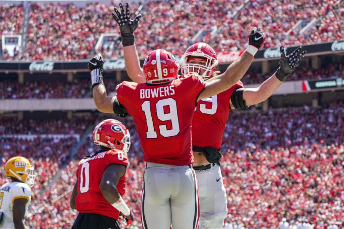 College Football Playoff Rankings The Georgia Bulldogs Draw First Blood in the Defense of Their National Championship