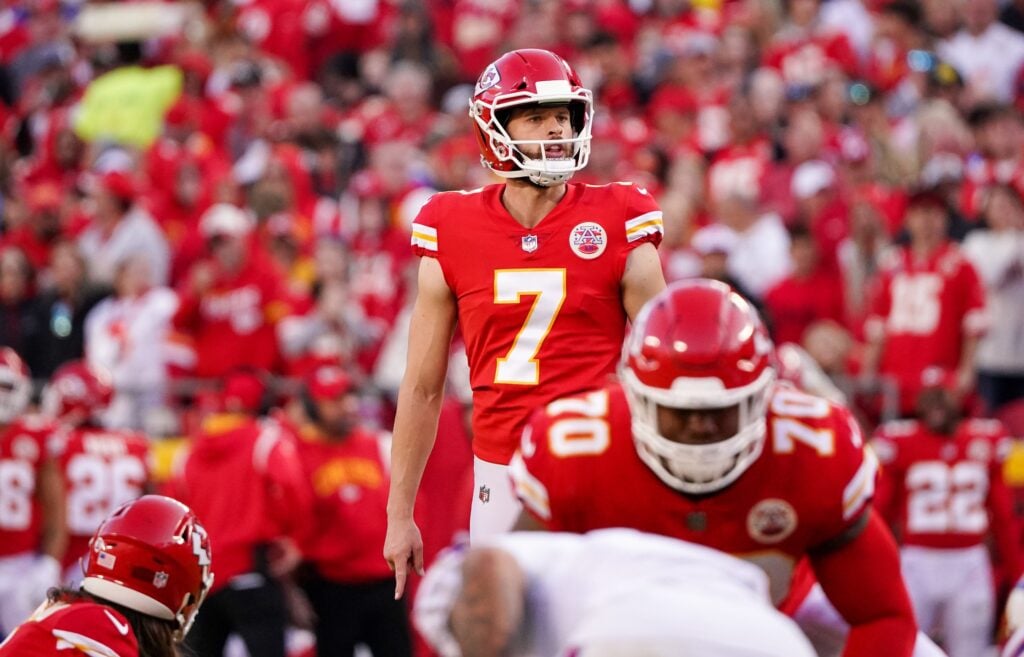 Harrison Butker Kansas City Chiefs v Indianapolis Colts Playoffs