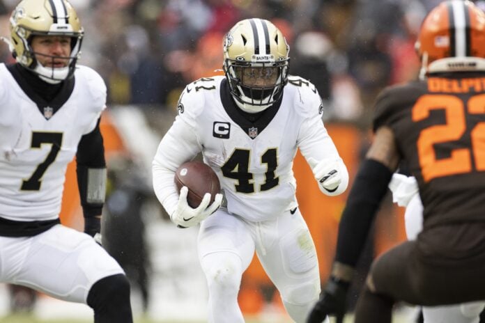 Week 17 Fantasy Football PPR Rankings & Projections: Alvin Kamara