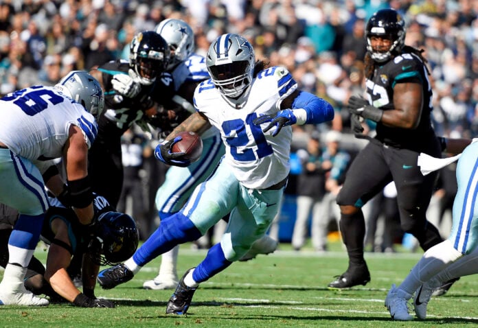 Jacksonville, FL, USA. 18th Dec, 2022. Dallas Cowboys running back