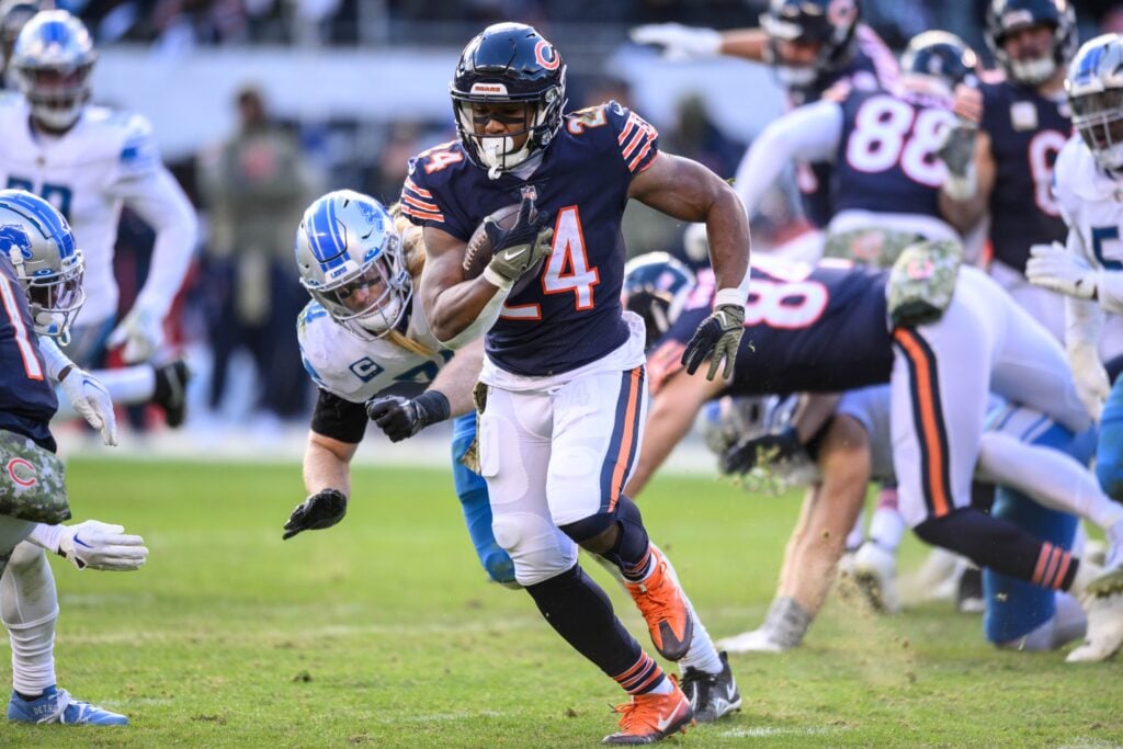 Khalil Herbert Waiver Wire Week 17 Should You Add the Bears Running