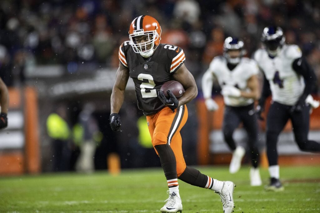 Start ’em Sit ’em Week 16 Saints vs. Browns Nick Chubb, Alvin Kamara