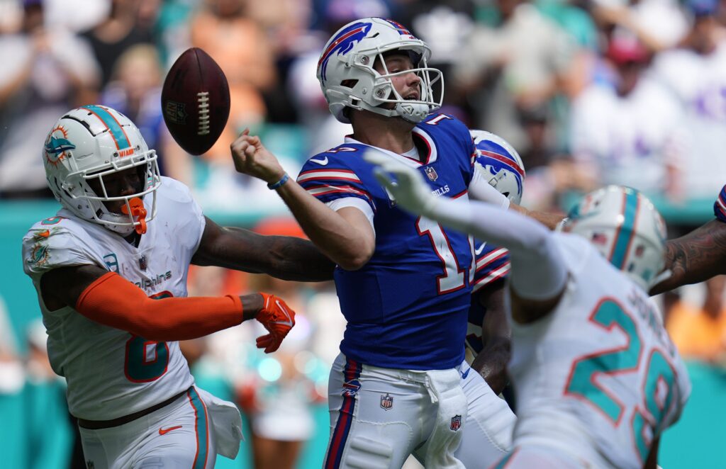 Miami Dolphins playing Buffalo Bills on Saturday night in prime time