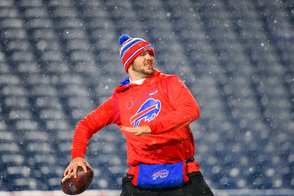 Buffalo snowstorm: Snow total at Bills stadium as tall as Josh Allen