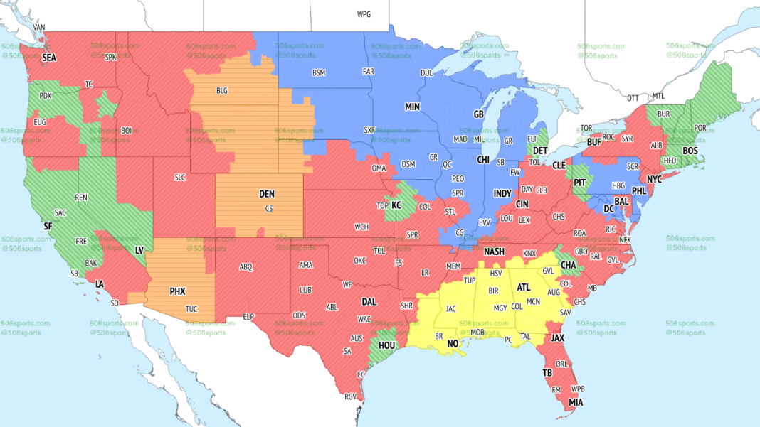 NFL Coverage Map Week 15: TV Schedule for CBS, FOX Broadcasts