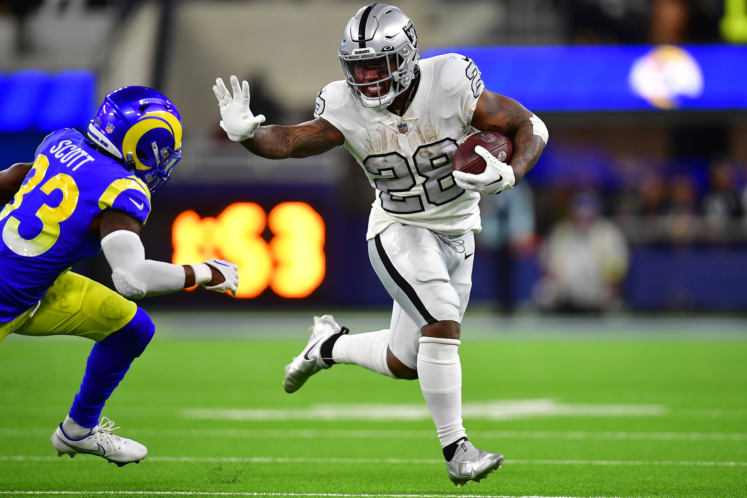 Josh Jacobs Raiders NFL: Josh Jacobs and Las Vegas Raiders agree on NFL  contract. Details here - The Economic Times