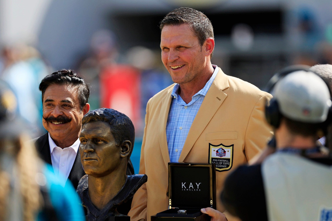 Tony Boselli into Pro Football Hall of Fame, was Jaguars' first