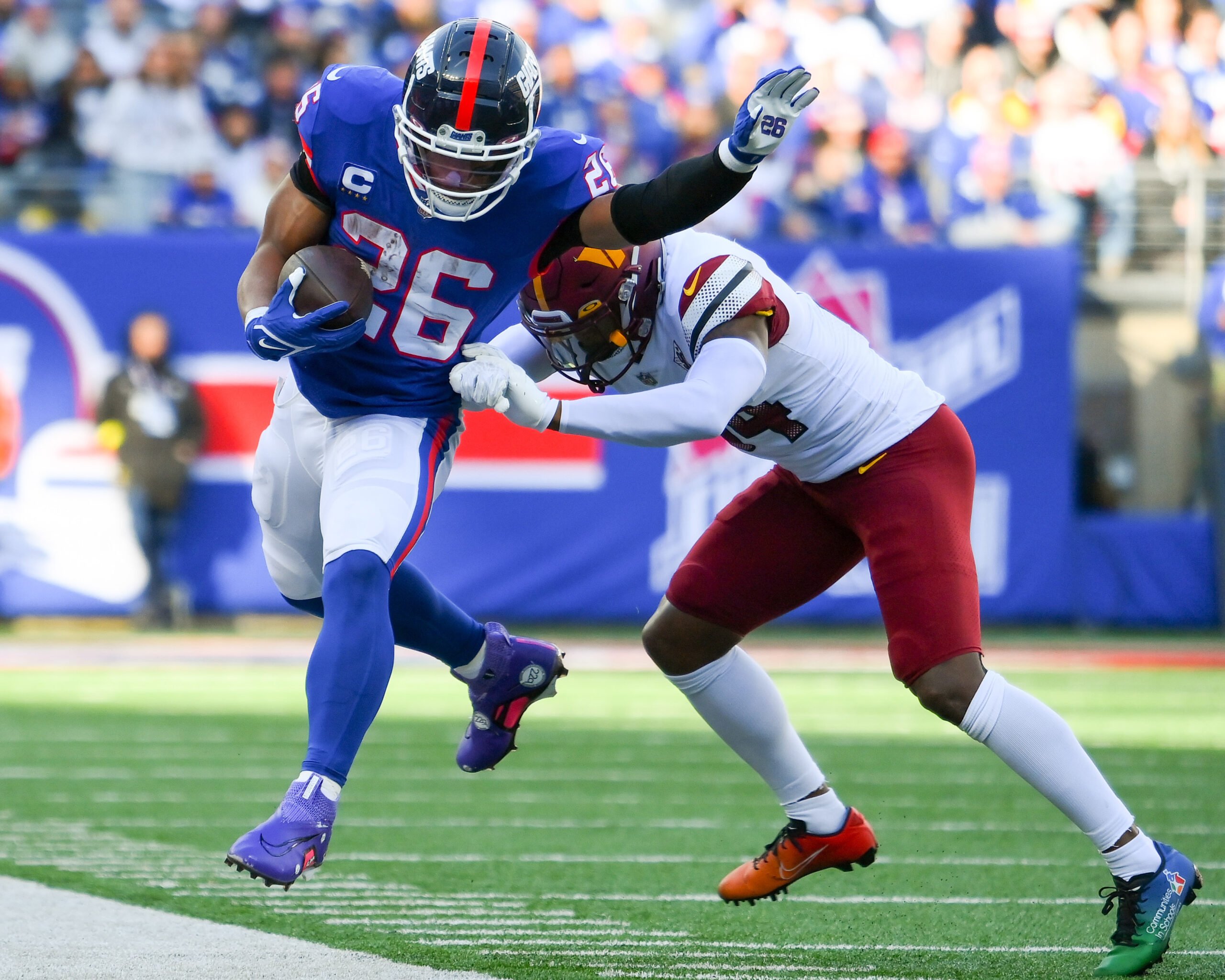 Saquon Barkley injury update: How to handle the Giants RB vs. Eagles in  Week 14 - DraftKings Network