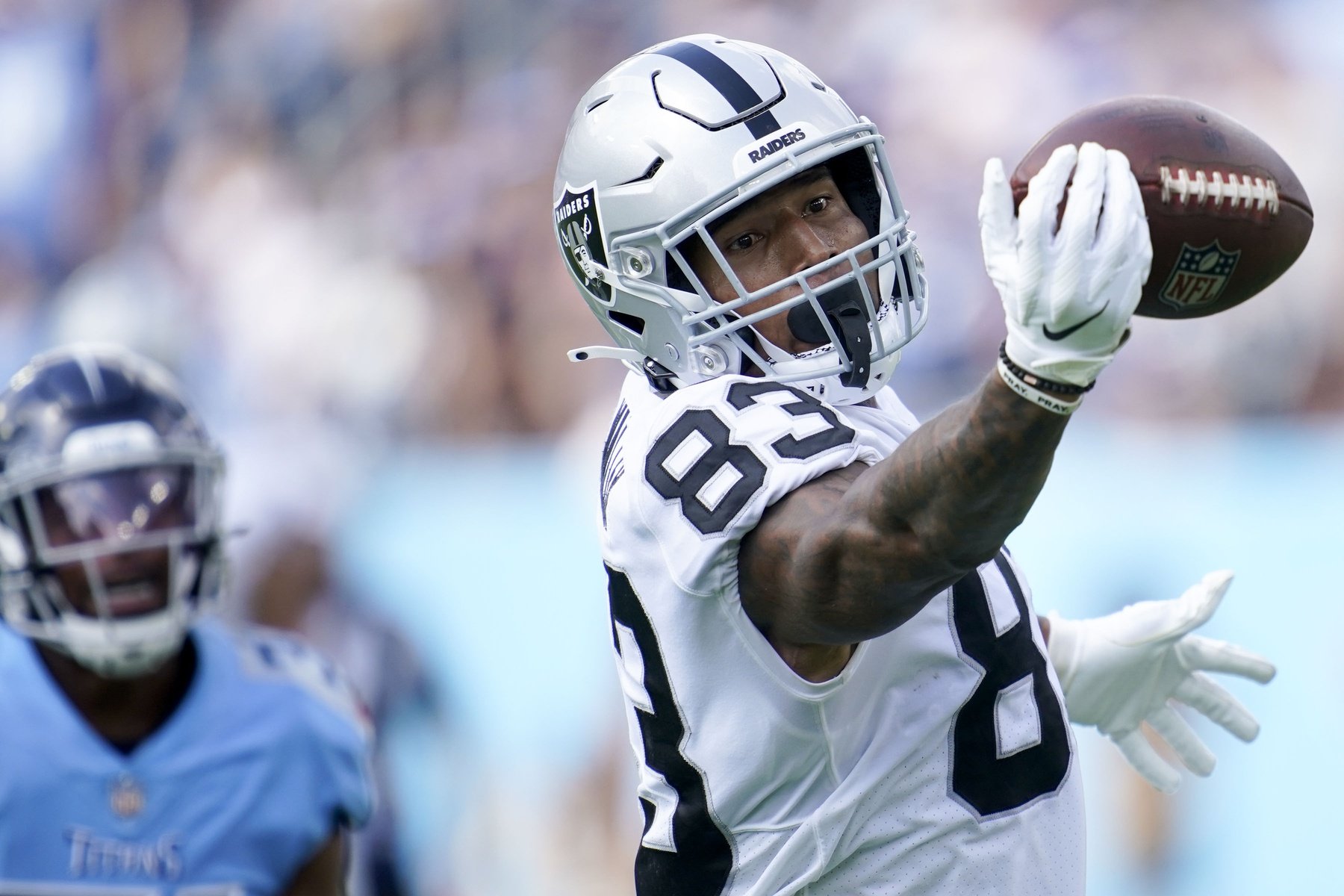 Tight end Darren Waller returns to practice for Las Vegas Raiders