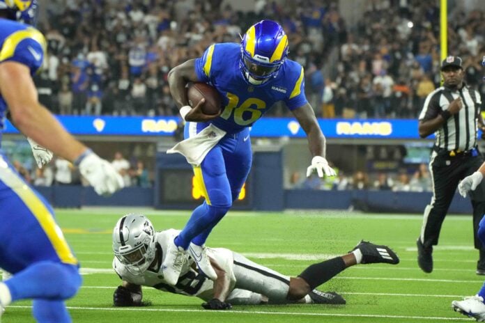 rams and raiders game 2022