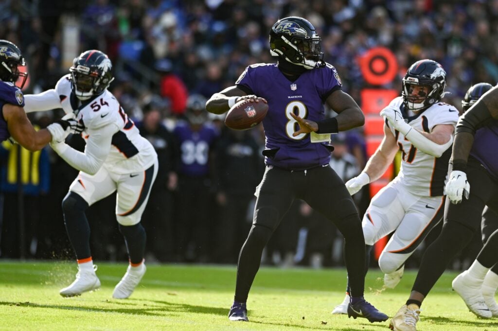 Lamar Jackson, Baltimore see Ronnie Stanley injury vs. Panthers