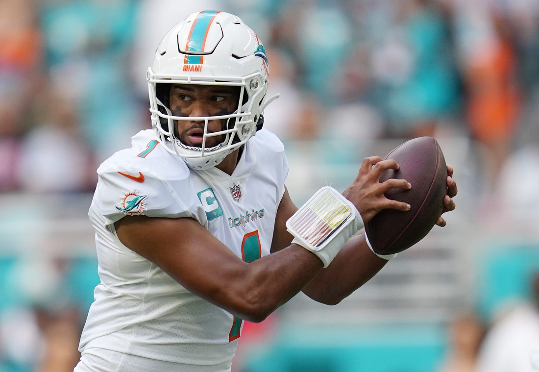Tua Tagovailoa named AFC offensive player of month after Dolphins'  record-setting start