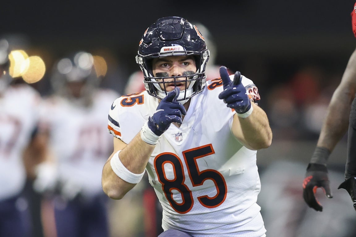 Fantasy TE Rankings Week 13 Cole Kmet, Greg Dulcich, Tyler Higbee